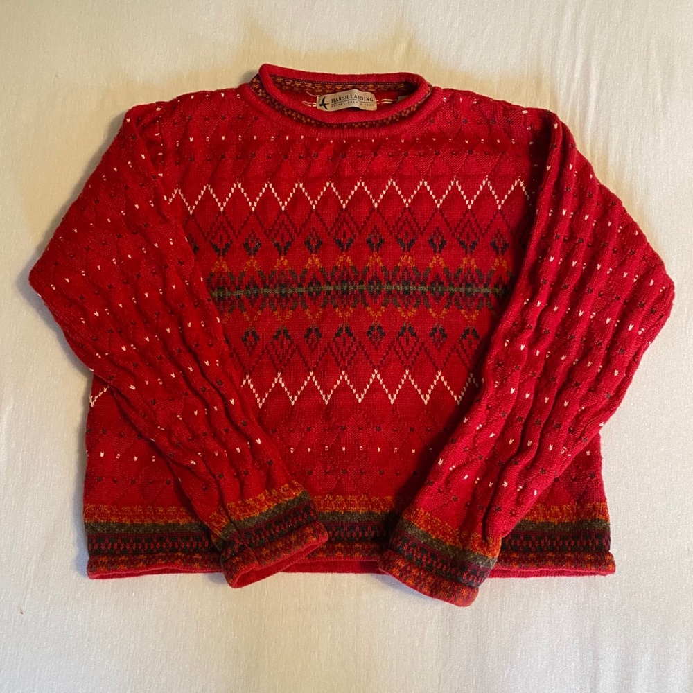 Thick mock neck sweater